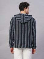 Men's Navy 100% Cotton Regular Fit Shirt
