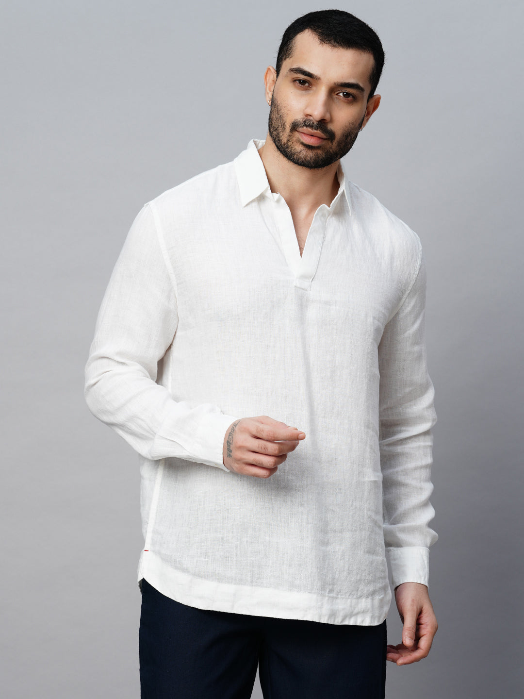 Buy Men's Linen Casual Wear Regular Fit Shirts|Cottonworld