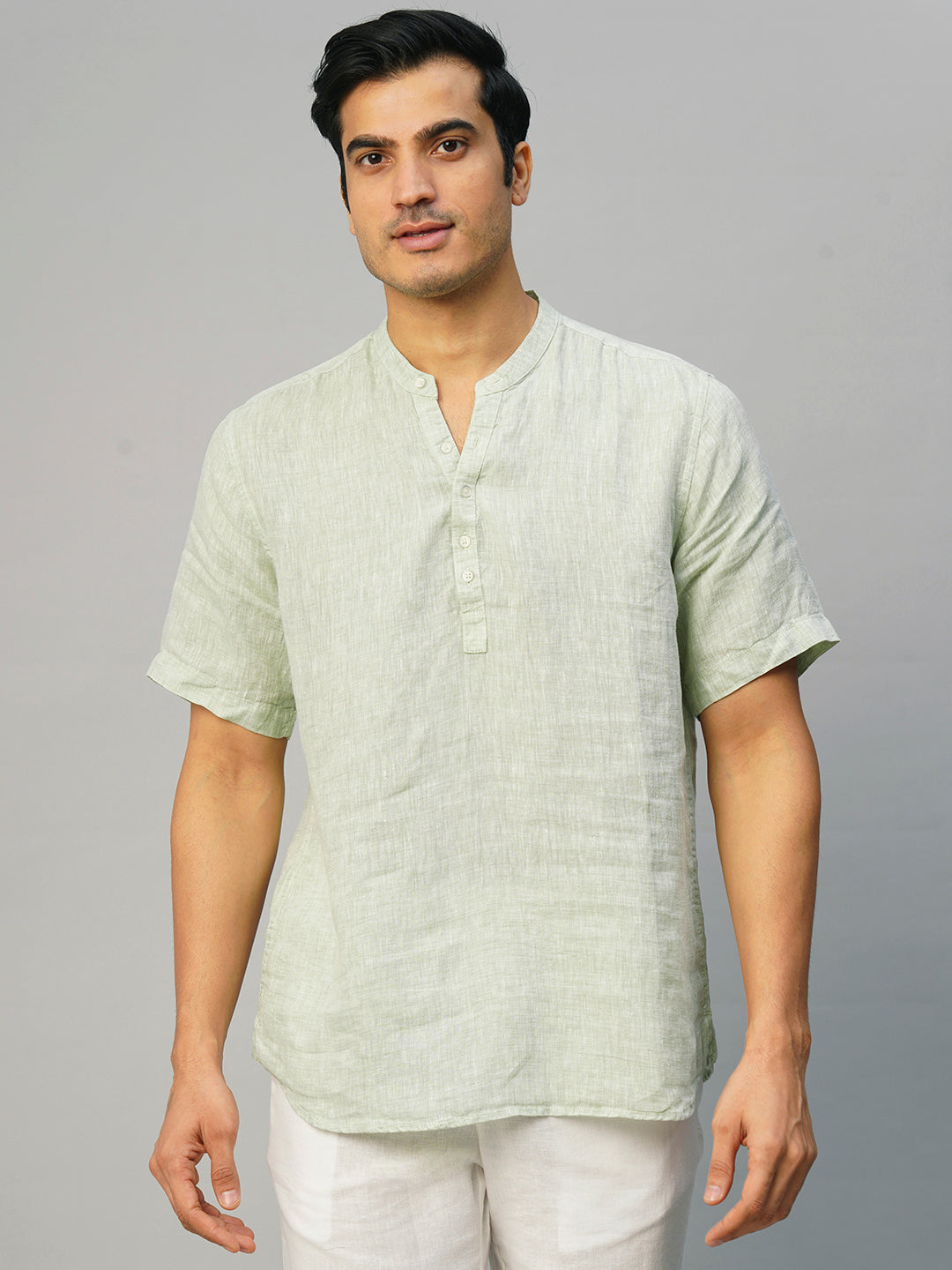 Men's Pista Linen Slim Fit Shirt