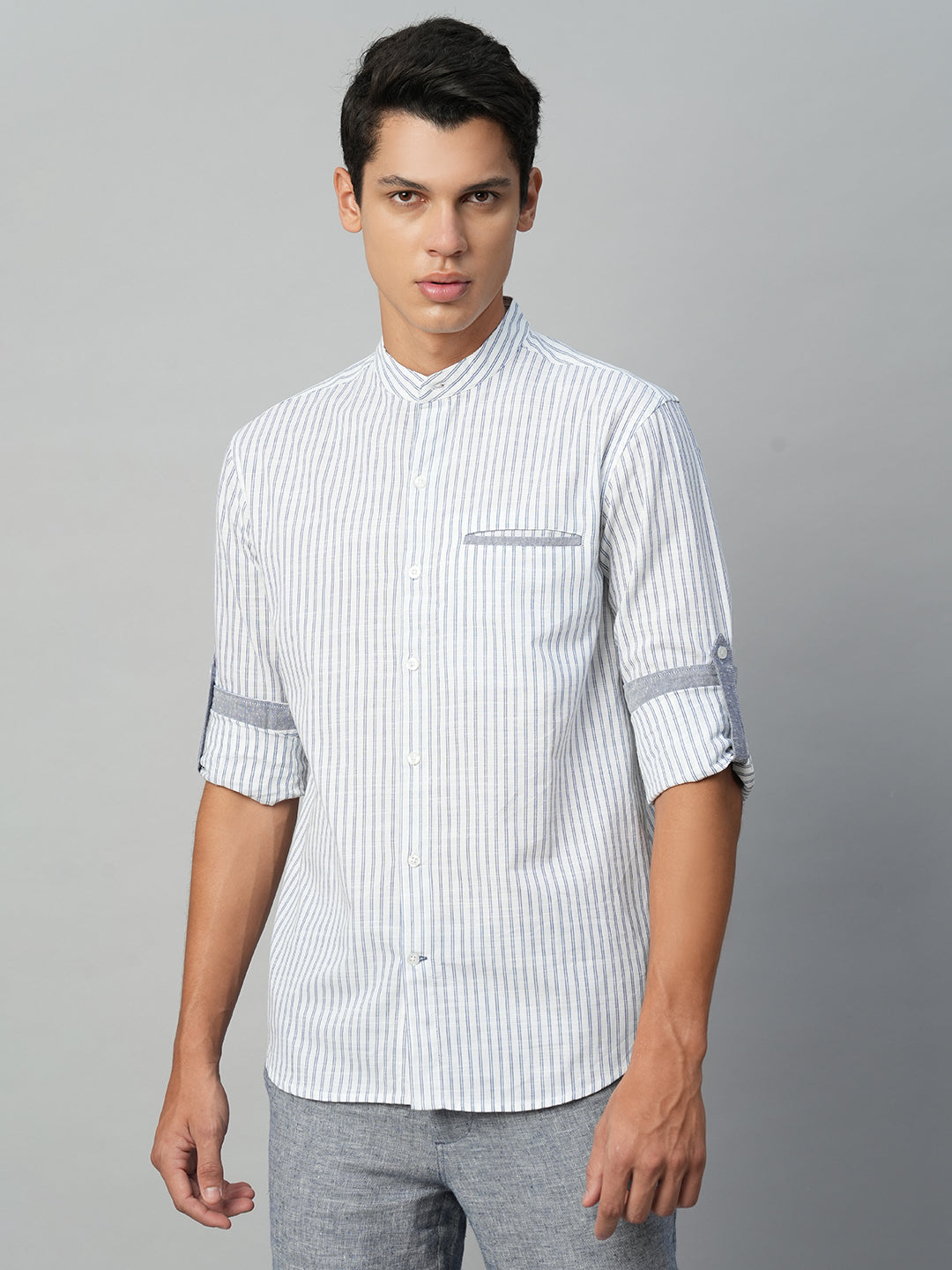 Men's Cotton Blue Regular Fit Shirt
