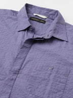 Men's Blue Cotton Regular Fit Shirt