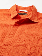 Men's Brick Cotton Regular Fit Shirt
