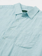 Men's Sky 100% Linen Regular Fit Shirt