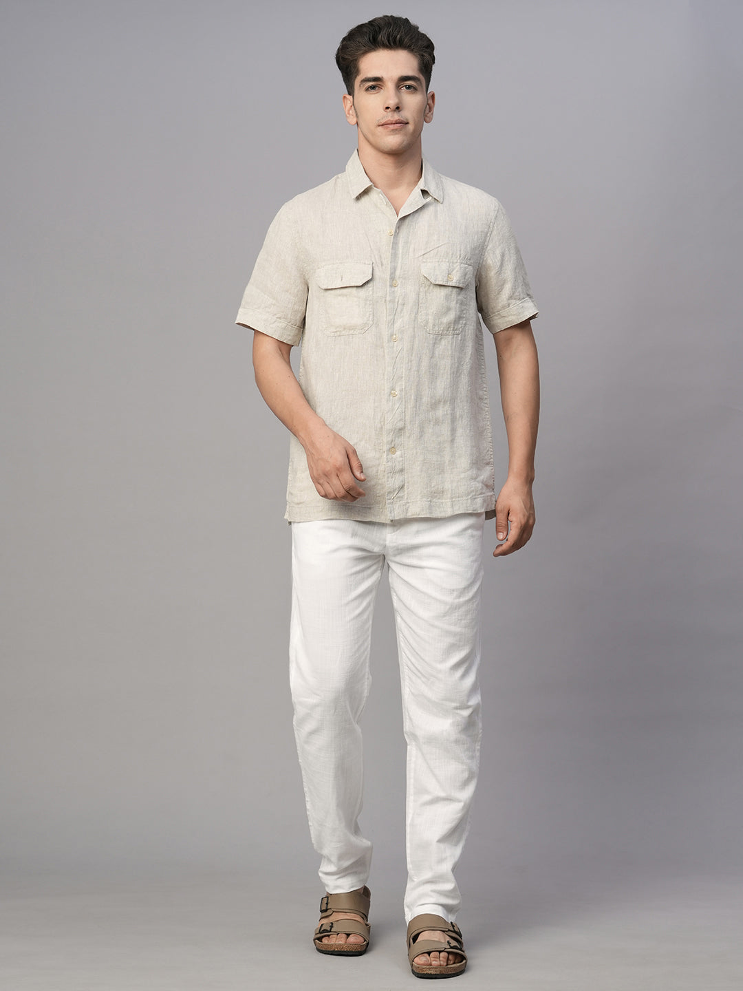 Men's Natural Cotton Regular Fit Shirt