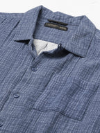 Men's Blue 100% Cotton Regular Fit Shirt