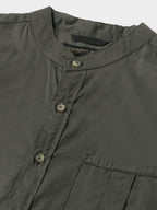 Men's Olive Cotton Modal Regular Fit Shirt