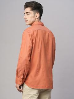 Men’s Cotton Modal Loose Fit Shirt Brick
