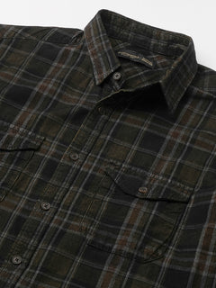 Men's Corduroy Black 100% Cotton Regular Fit Shirt