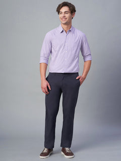 Men’s Cotton Regular Fit Shirt Lilac