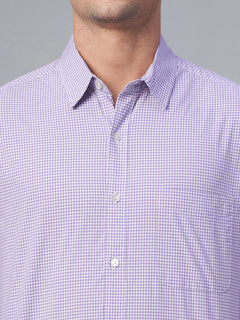 Men’s Cotton Regular Fit Shirt Lilac