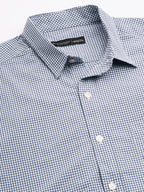 Men's Navy 100% Cotton Regular Fit Shirt