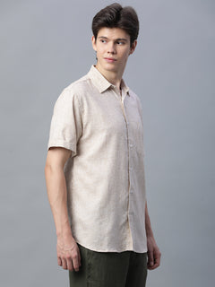 Men’s Cotton Regular Fit Excel Shirt Khaki
