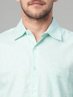 Men's Mint Cotton Excel Regular Fit Shirt