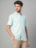 Men's Mint Cotton Excel Regular Fit Shirt