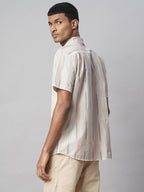 Men's Natural 100% Cotton Regular Fit Shirt