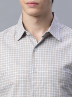 Men's Green 100% Cotton Regular Fit Shirt