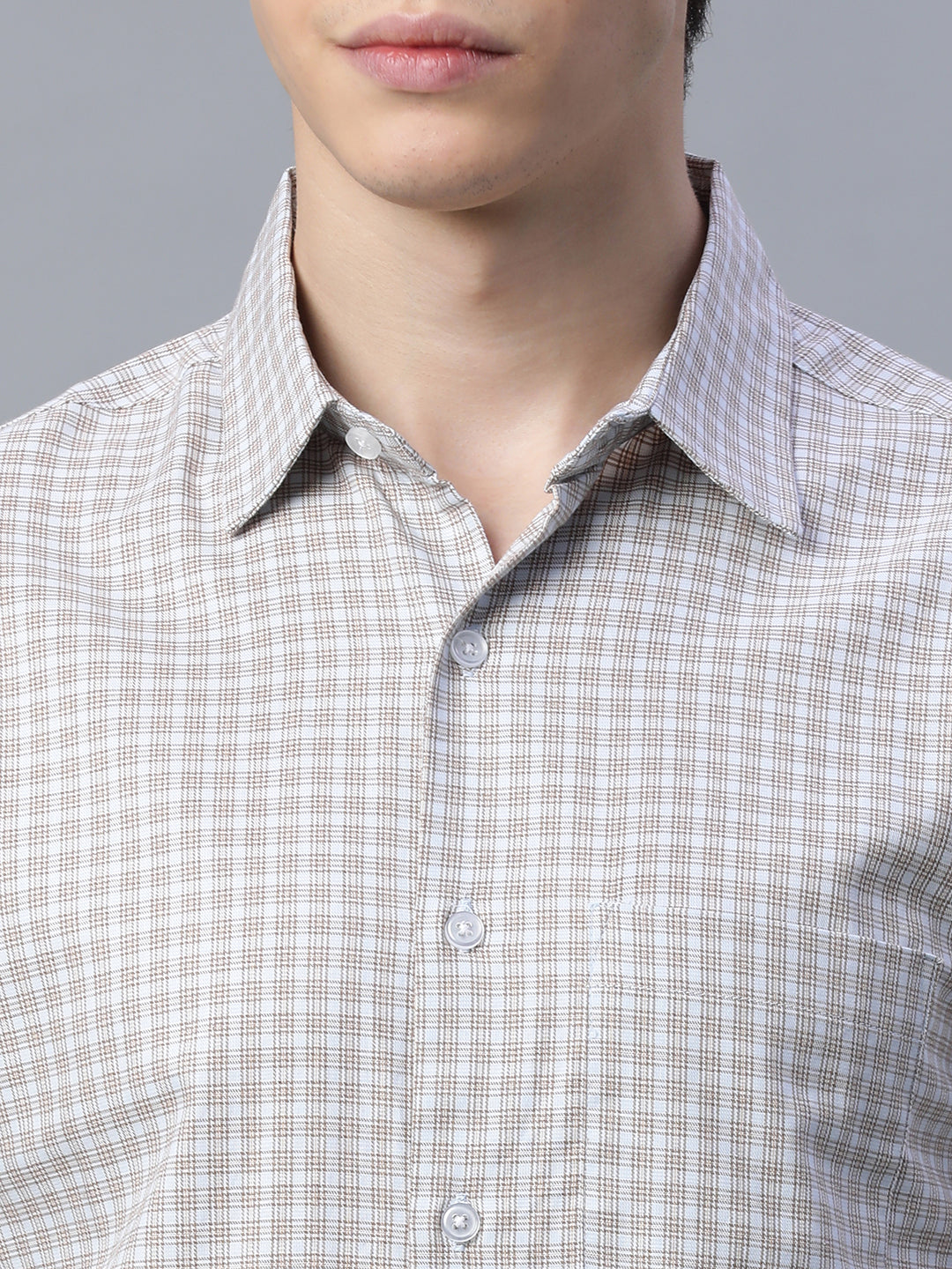 Men's Green 100% Cotton Regular Fit Shirt