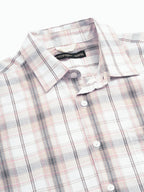 Men's White 100% Cotton Regular Fit Shirt