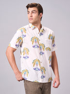 Men's Natural 100% Cotton Regular Fit Shirt