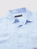 Men's Sky 100% Linen Regular Fit Shirt