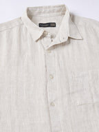 Men's Natural Linen Cotton Regular Fit Shirt