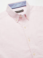 Men's Pink Oxford 100% Cotton Regular Fit Shirt