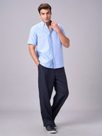 Men's Sky 100% Cotton Regular Fit Shirt