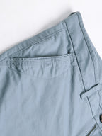 Men's Greyish Blue Cotton Lycra Regular Fit Shorts