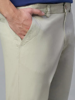 Men's Cotton Lycra Regular Fit Shorts Light Green