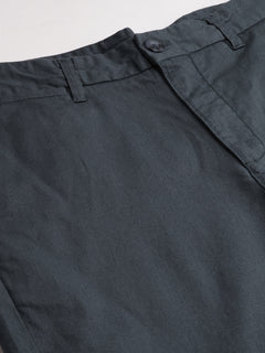 Men's Cotton Lycra Dk Blue Regular Fit Shorts