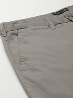 Men's Grey Cotton Lycra Regular Fit Shorts