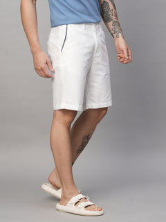 Men’s Cotton Regular Fit Short White