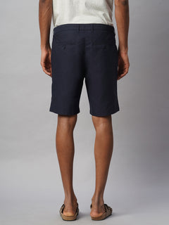 Men's 100% Cotton Regular Fit Shorts Marine Nav