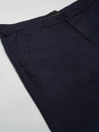Men's Marine Nav 100% Cotton Regular Fit Shorts