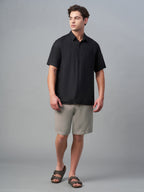 Men's Avenue Linen Viscose Regular Fit Shorts