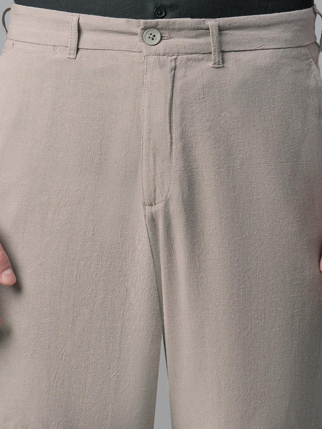 Men's Avenue Linen Viscose Regular Fit Shorts