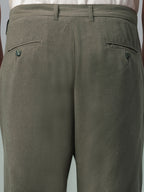 Men's Darkoliveg Linen Viscose Regular Fit Shorts
