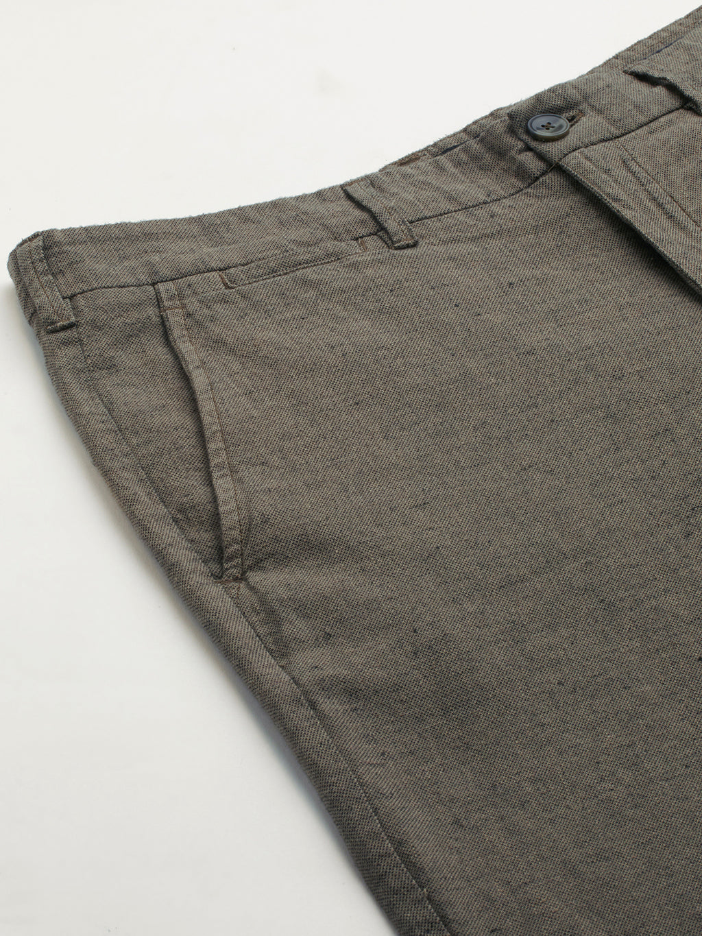 Men's Avenue Cotton Linen Regular Fit Shorts