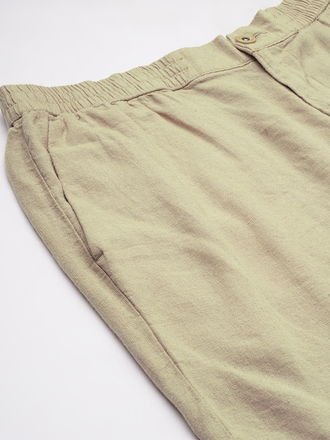 Men's Natural 100% Cotton Regular Fit Shorts