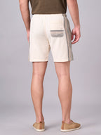 Men's Natural 100% Cotton Regular Fit Shorts