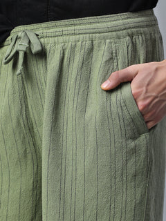Men’s Linen Viscose Regular Fit Short Green