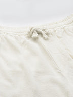 Men's Natural Linen Viscose Regular Fit Shorts