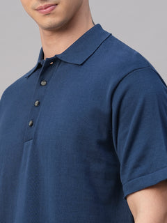 Men’s Cotton Regular Fit T-Shirt Dark Blue