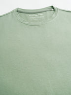 Men's Green 100% Cotton Regular Fit Tshirt
