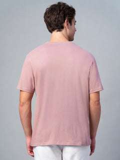 Men’s Cotton Regular Fit T-Shirt Pink