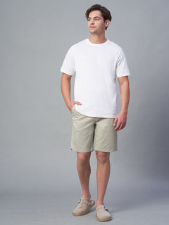 Men’s Cotton Regular Fit Crew Neck T-Shirt White