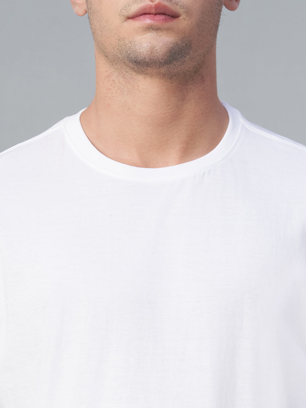 Men’s Cotton Regular Fit Crew Neck T-Shirt White