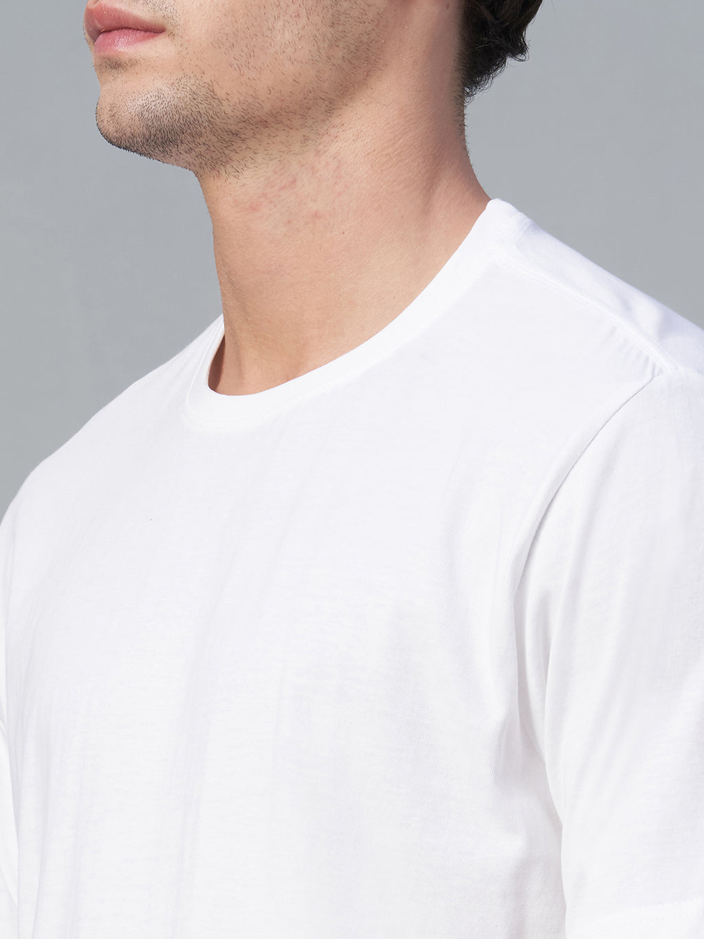 Men’s Cotton Regular Fit Crew Neck T-Shirt White