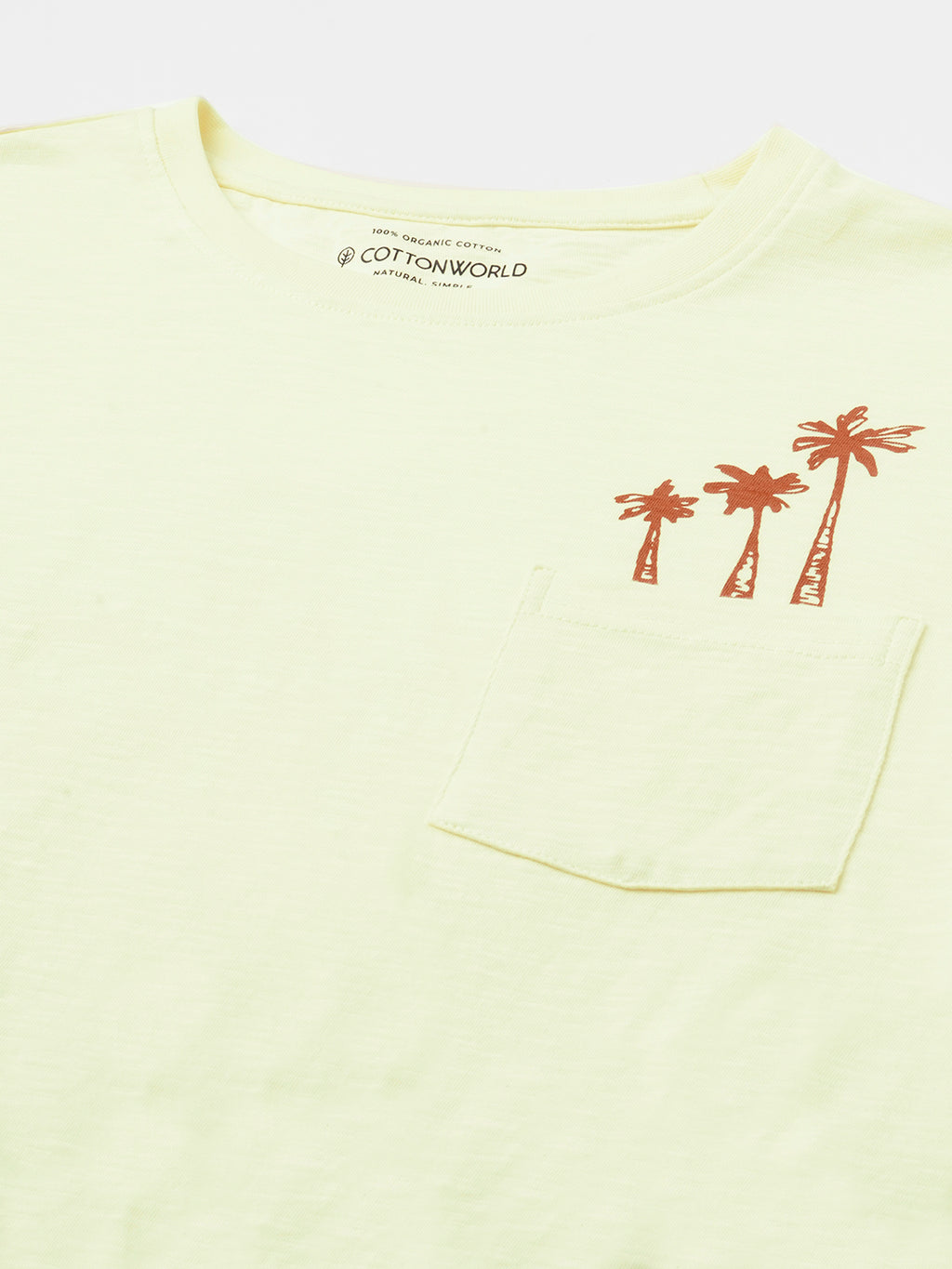Men's Natural 100% Cotton Regular Fit Tshirt