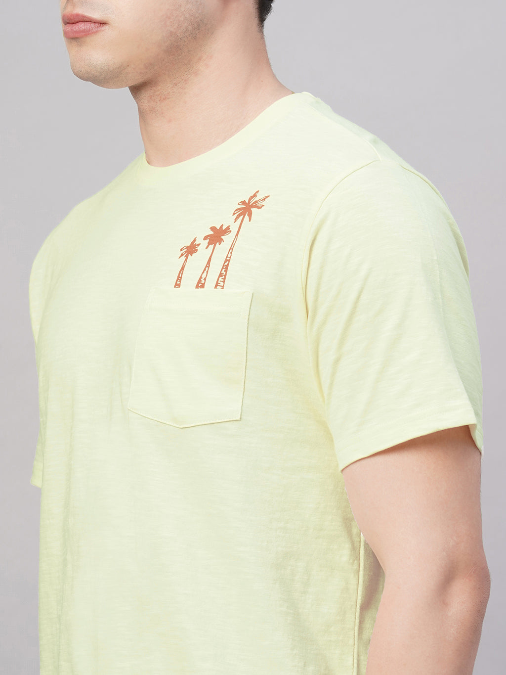 Men's Natural 100% Cotton Regular Fit Tshirt